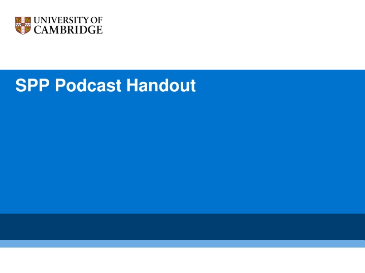 spp podcast handout n.w