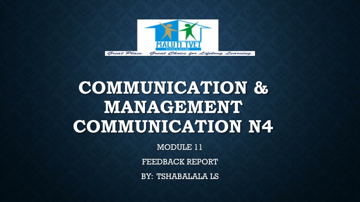 communication management communication n4 n.w