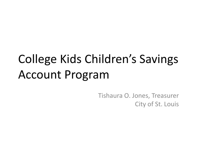 college kids children s savings account program n.w
