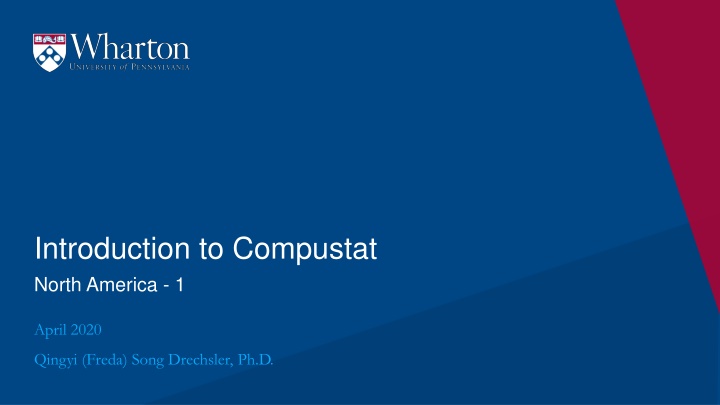 introduction to compustat north america 1 n.w
