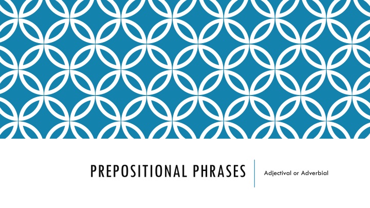 prepositional phrases n.w