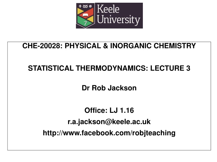 che 20028 physical inorganic chemistry n.w