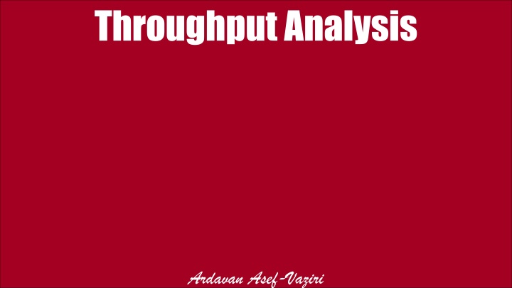 throughput analysis n.w
