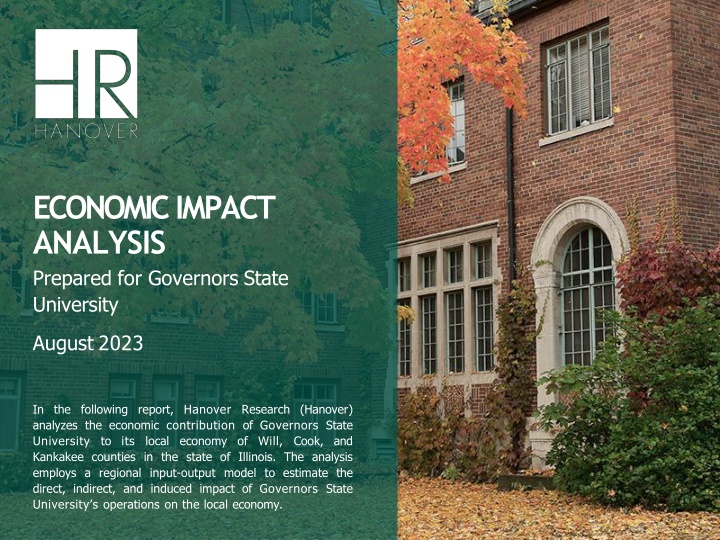 economic impact analysis prepared for governors n.w