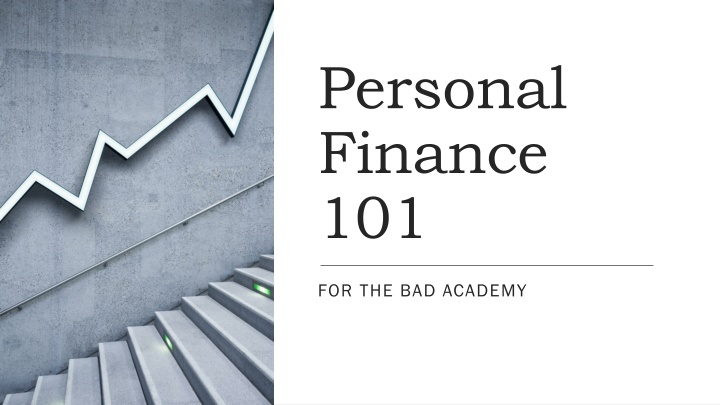 personal finance 101 n.w