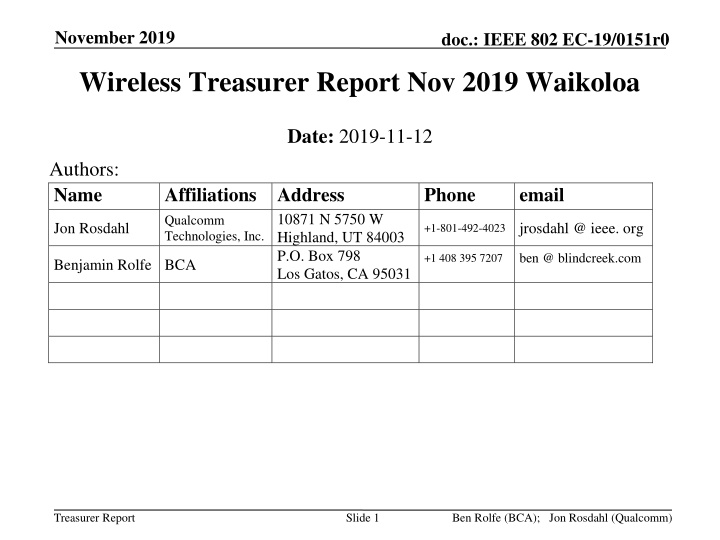 november 2019 n.w