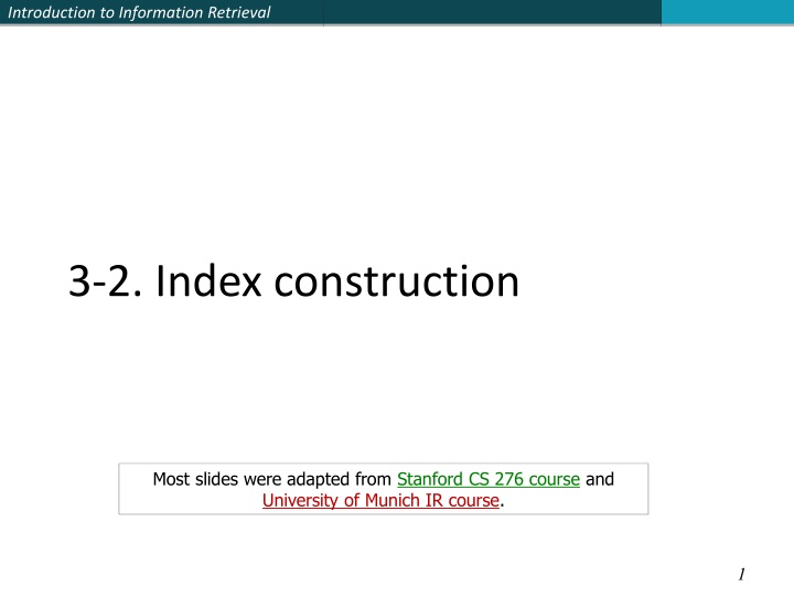 introduction to information retrieval n.w