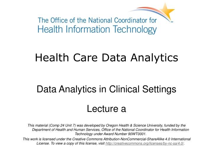 health care data analytics n.w