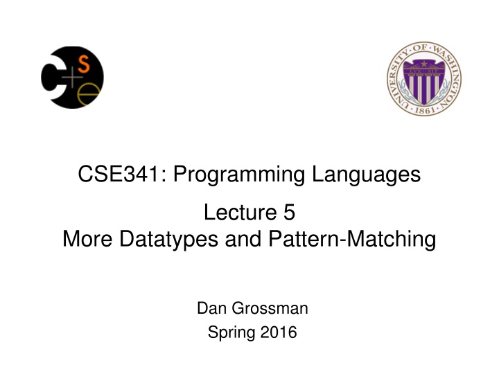 cse341 programming languages n.w
