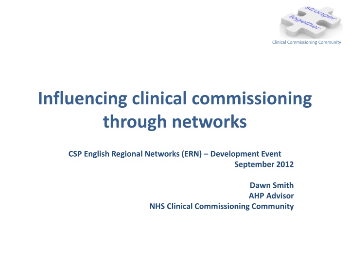 clinical commissioning community n.w