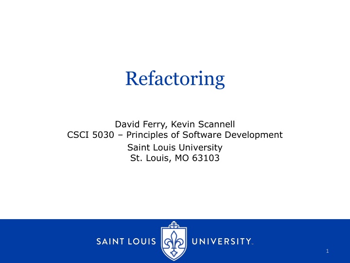 refactoring n.w