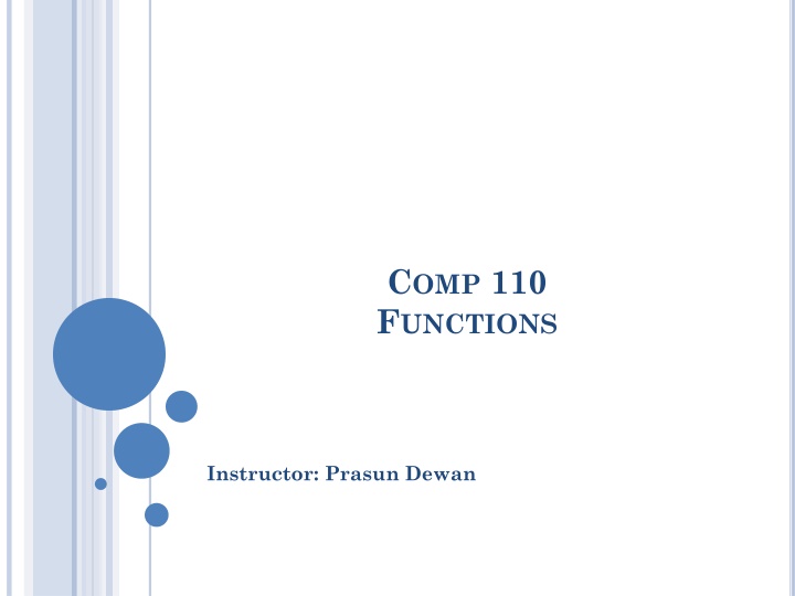 c omp 110 f unctions n.w