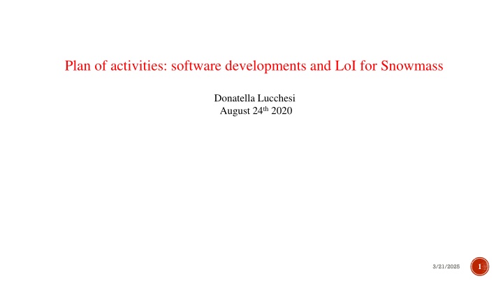 plan of activities software developments n.w