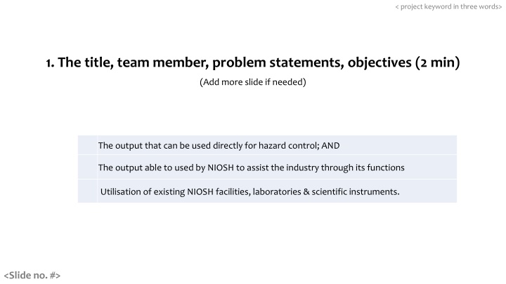 project keyword in three words n.w