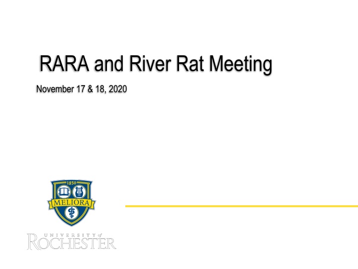 rara and river rat meeting n.w
