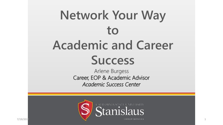 network your way to academic and career success n.w