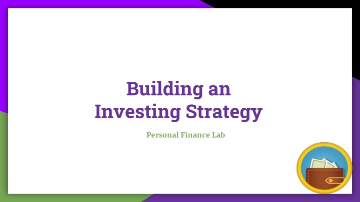 building an investing strategy n.w