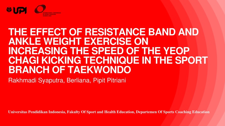 the effect of resistance band and ankle weight n.w