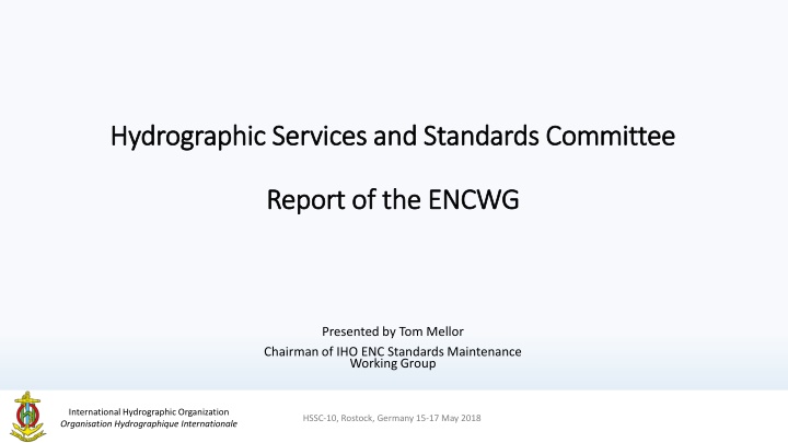 hydrographic services and standards committee n.w