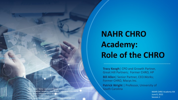 nahr chro academy role of the chro n.w