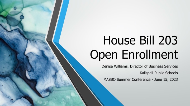 house bill 203 open enrollment n.w