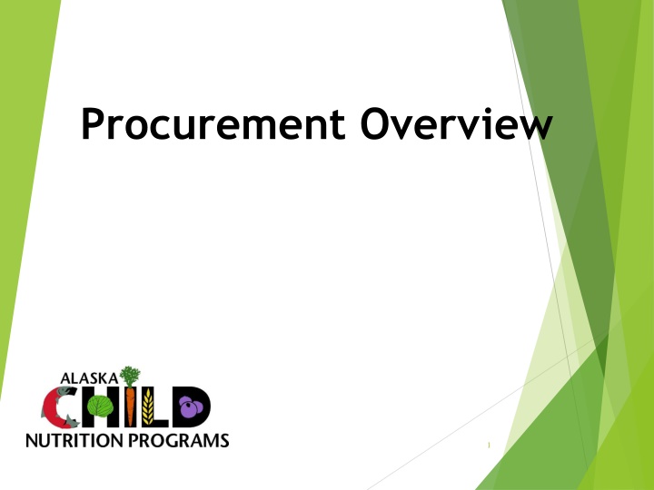 procurement overview n.w