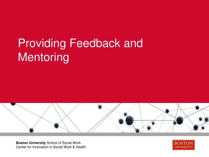 providing feedback and mentoring n.w