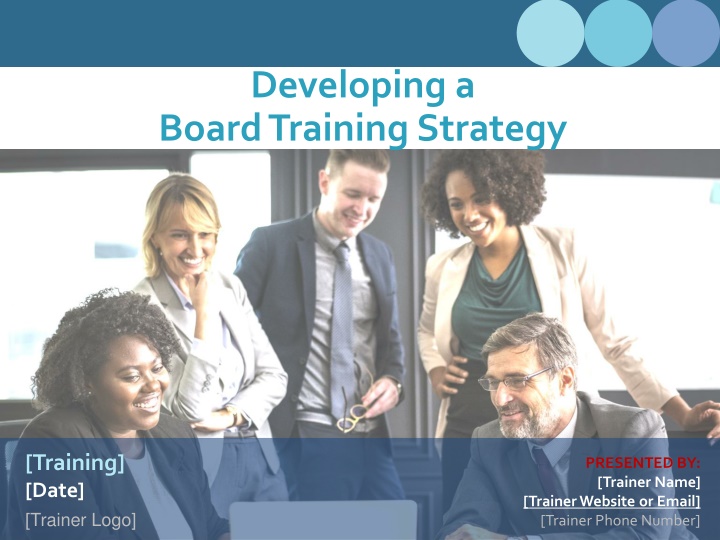 developing a board training strategy n.w