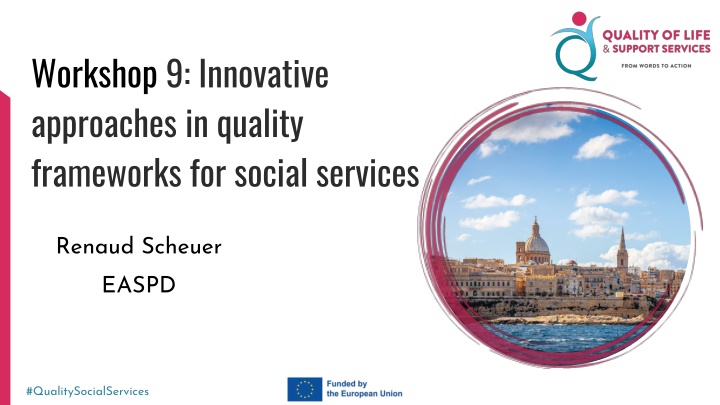 workshop 9 innovative approaches in quality n.w