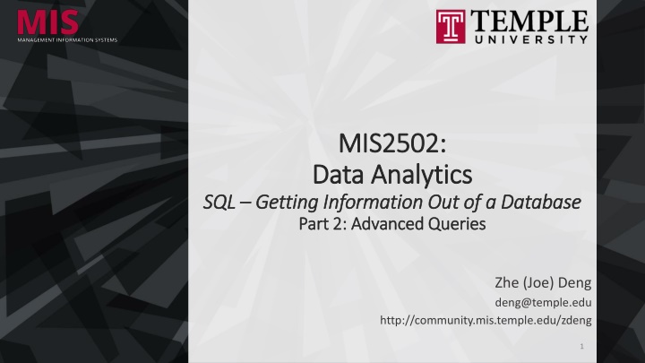 mis2502 mis2502 data analytics data analytics n.w