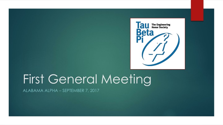 first general meeting n.w