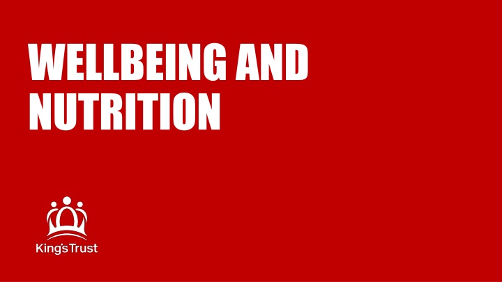 wellbeing and nutrition n.w