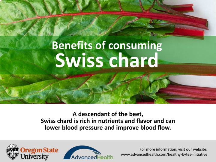benefits of consuming swiss chard n.w