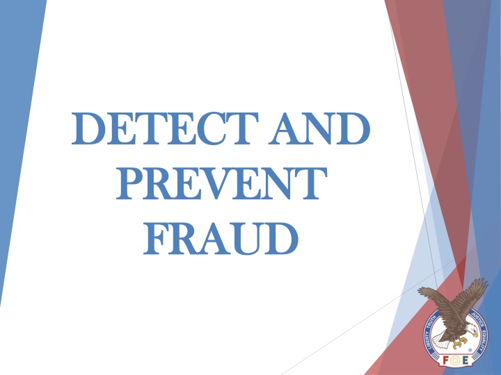 detect and detect and prevent prevent fraud fraud n.w