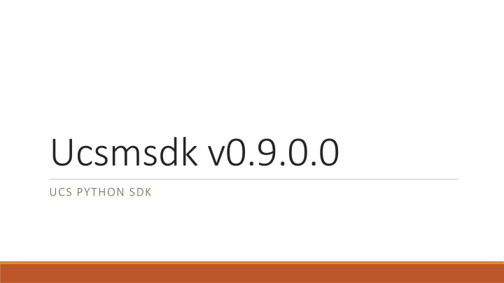 ucsmsdk v0 9 0 0 n.w