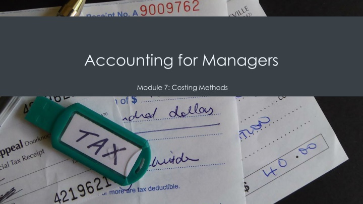 accounting for managers n.w