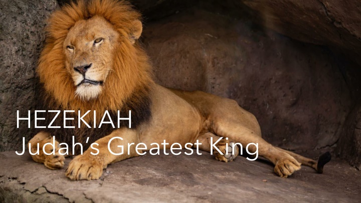 hezekiah judah s greatest king n.w