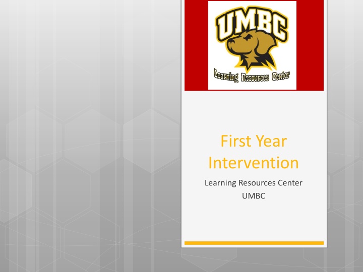 first year intervention n.w