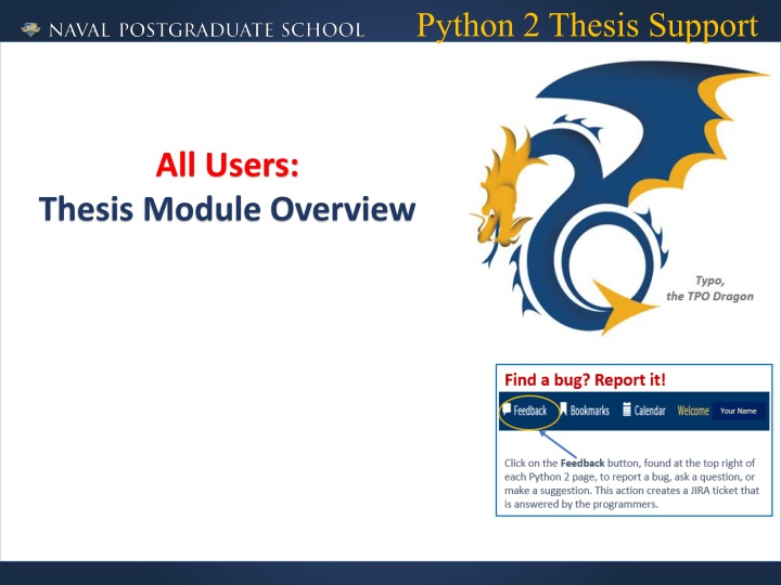 python 2 thesis support n.w
