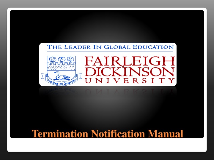 termination notification manual n.w
