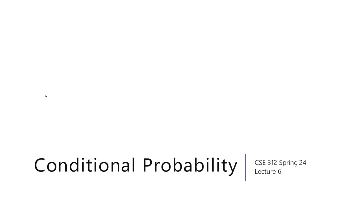 conditional probability n.w