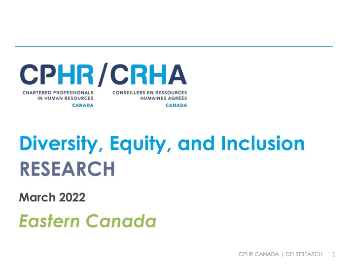 diversity equity and inclusion research n.w