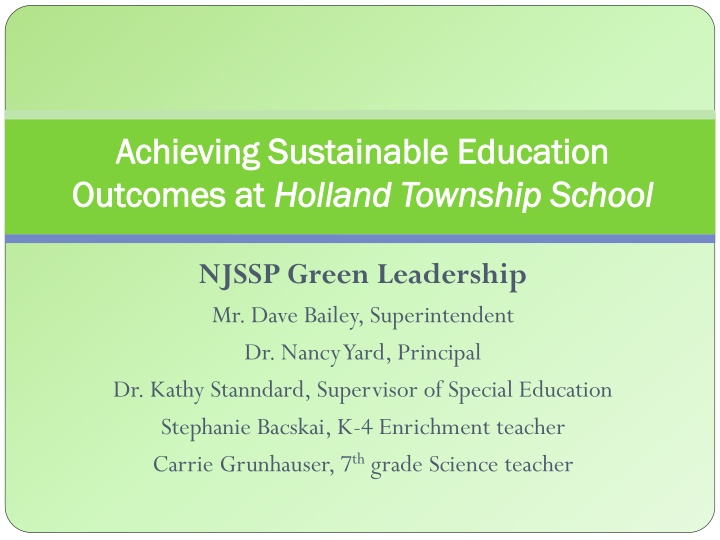 achieving sustainable education achieving n.w