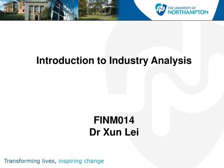 introduction to industry analysis n.w