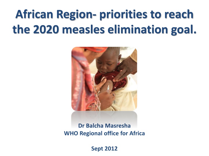 african region priorities to reach the 2020 n.w
