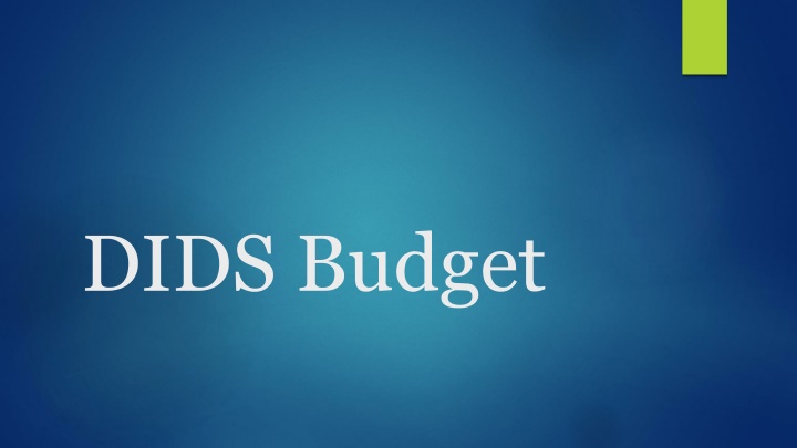 dids budget n.w