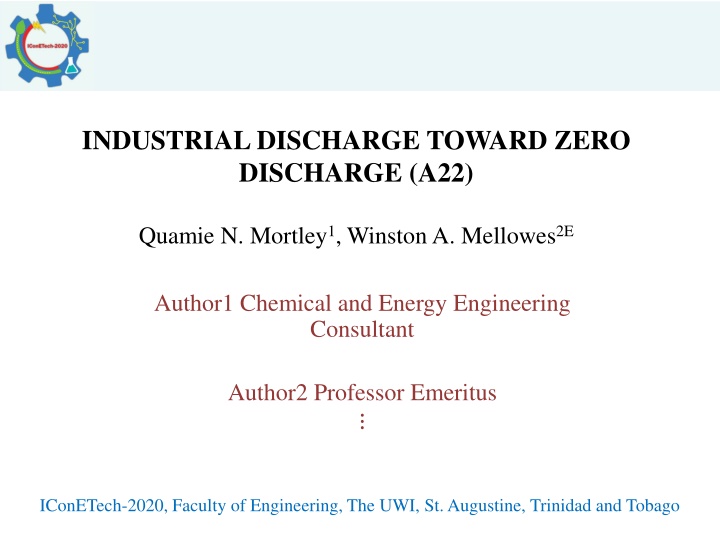 industrial discharge toward zero discharge a22 n.w