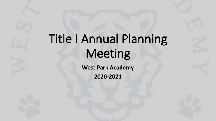 title i annual planning title i annual planning n.w