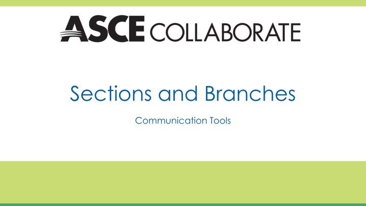 sections and branches n.w