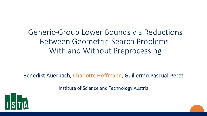 generic group lower bounds via reductions between n.w